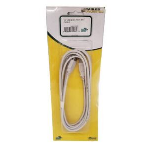 10 Foot USB 2.0 A Extension Cable Female to Male Cables Unlimited NEW